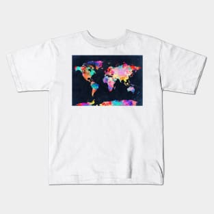 world map Kids T-Shirt